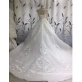 Guangzhou 2017 Sweetheart Sleeveless sexy net neck Mesh China Ball Gown Wedding Dress